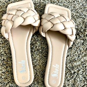 SHEIN blush sandals